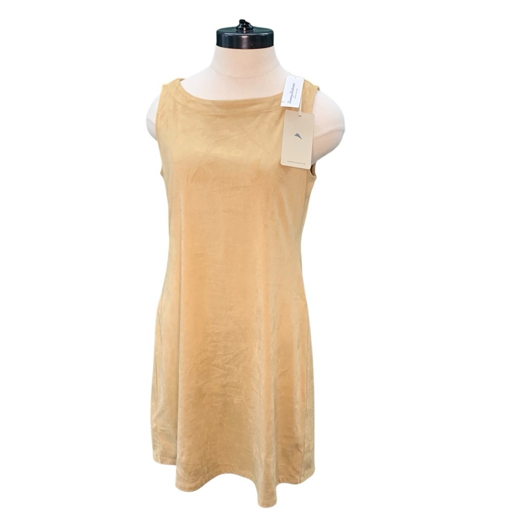 TOMMY BAHAMA Darcy Salina Sands Tan Sleeveless Mini Dress Size S
